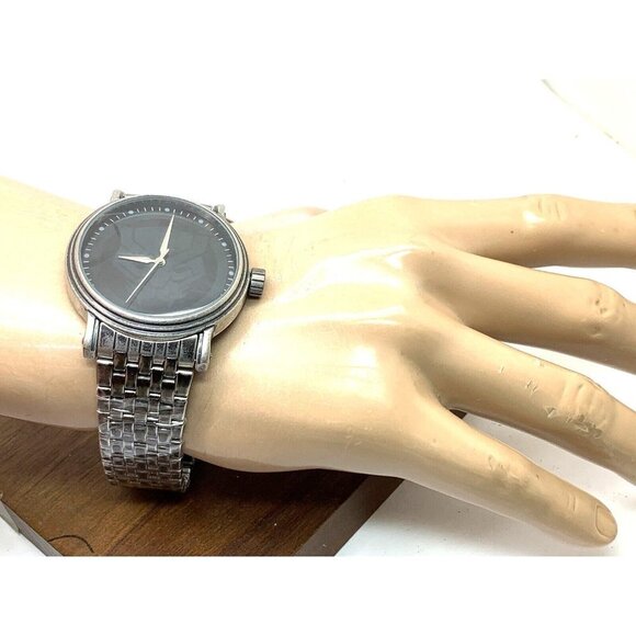 Marvel Black Panther Men's Watch Black Dial Silver Stainless Steel WMA00… - Picture 5 of 13